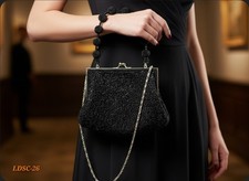 1920s Vintage Women's Evening Clutch Bag Beaded Handbag Wedding Party Prom Purse