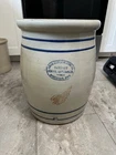 Rare Antique Red Wing 8 gallon Advertising Water Cooler Stoneware Crock