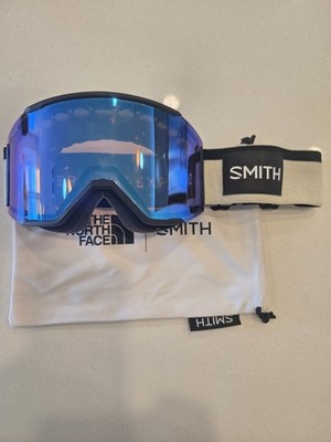 The North Face Smith Squad Mag Goggles Chromapop Storm Blue Sensor