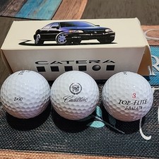 Cadillac Catera Sleeve 3 Z-balata 90 Golf Balls Vintage 1997 Collectible Pga