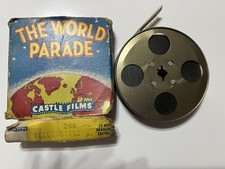 1940s Castle Films 16mm Film Reel The World Parade 240 Headline - FREE SHIPPING