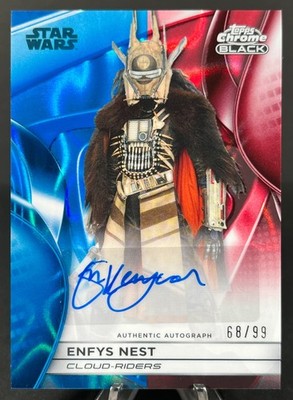 2025 Star Wars Smugglers Outpost Erin Kellyman as ENFYS NEST Blue Red Lava 68/99
