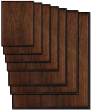 Plaque Base - Solid Walnut - Multiple Sizes - Free Shipping