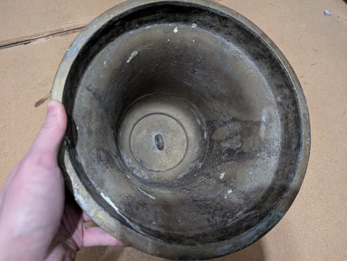 Mosiężny dzwonek okrętowy solidny grubość 11mm średnica 28cm - Zdjęcie 2 z 4