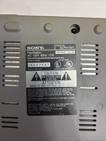 Sony PlayStation 1 Console PS 1 SCPH-7501 Console Only Tested And Working