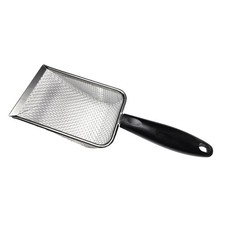 Reptile Sand Shovel Stainless Steel Fine Mesh Reptile Scooper Litter Cleaner