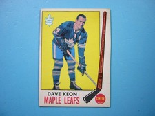 1969/70 O-PEE-CHEE NHL HOCKEY CARD #51 DAVE KEON VG SHARP 69/70 OPC