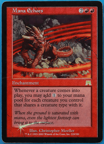 Mana Echoes FOIL Onslaught HP/DAMAGED Red Rare CARD (506258) ABUGames - Picture 1 of 2
