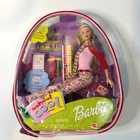 Vintage 2000 Mattel School Cool Barbie Doll Playset Backpack Case 29183 NIB