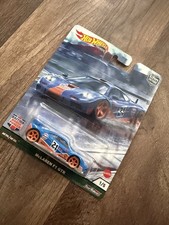 Hot Wheels Car Culture 1:64 McLaren F1 GTR 1995 Gulf Oil Blue/Orange Unopened