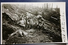 Meuse Les Éparges 1915 Poilus Guerre Des Tranchées Cadavre WW1 Photo 