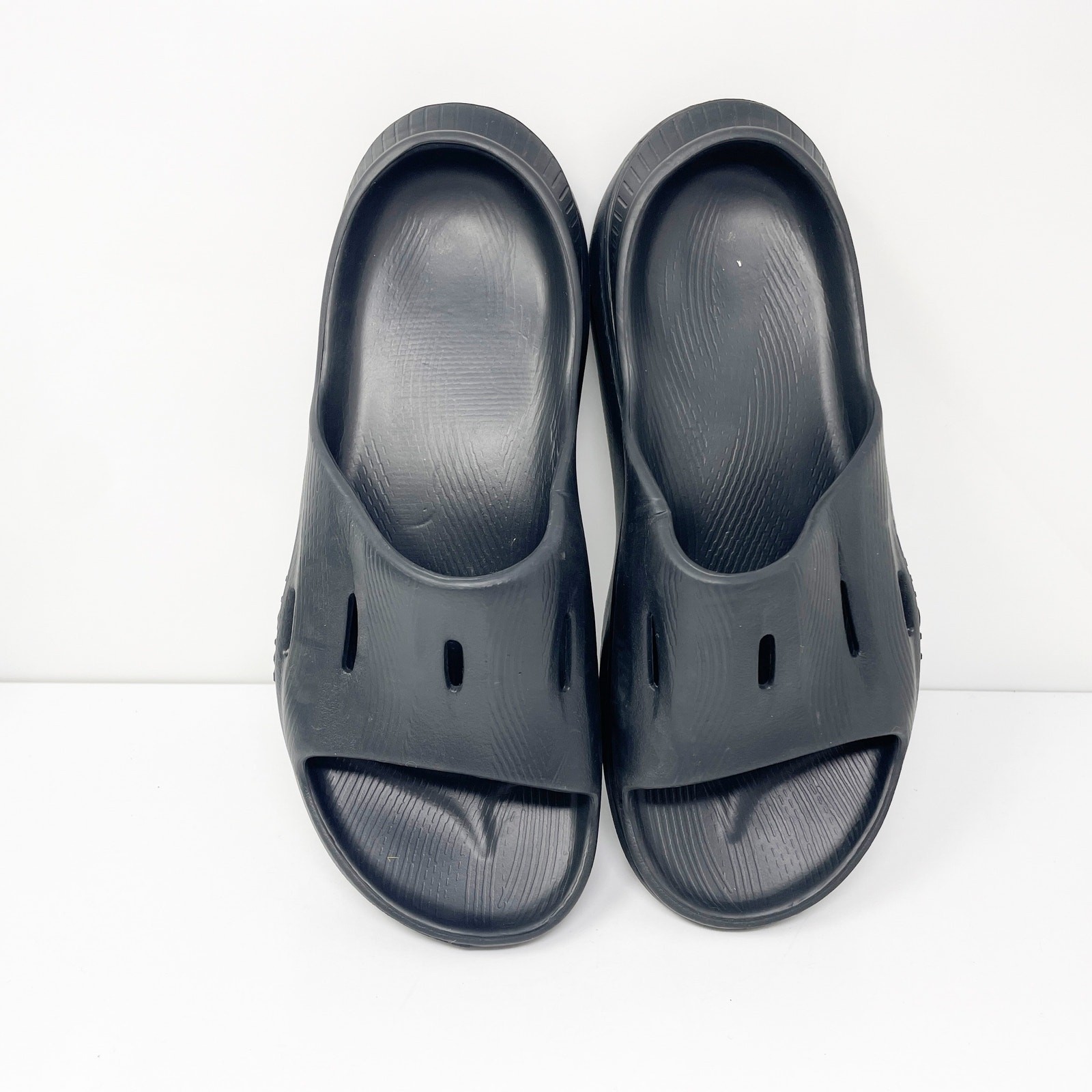 Hoka One One Womens Ora Recovery 3 Black Open Toe Slip On Slide Sandal Size 8 thumbnail 12