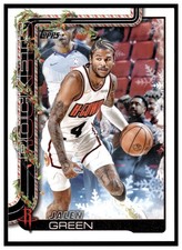 2025-26 Topps Holiday #H140 Jalen Green ~ Houston Rockets