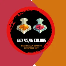 Brawhalla V5-V6 Color Pack | 66x Esports V5 color, and V6 color