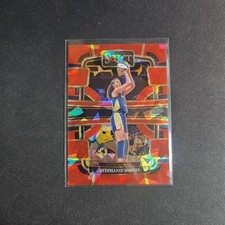 Stephanie Soares 2024 Select WNBA Red Cracked Ice Prizm Card- #7 Wings    L50