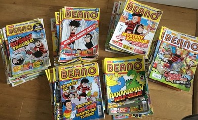 Large Beano Comic Bundle 117 Job Lot Comics Dennis Menace Bash Street 2017- 2022