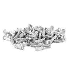 1500 Pcs Rivet Fasteners Round - Headed Rivets Solid for Signage