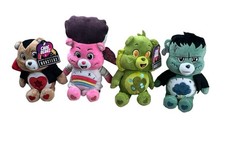 Care Bears x Universal Monsters Plush Lot 4 Dracula Frankenstein Bride Creature