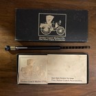 Vintage Healey Coach Works Black Matte Precision Tire Gauge w/ Box & Holder — photo 1