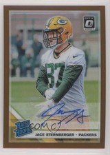 2019 Panini Donruss Optic Rated Rookie Bronze Prizm Jace Sternberger Auto fm0