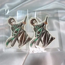 Kimetsu no Yaiba Intermission Artbook Cover Tanjiro Sticker New