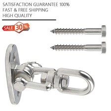 304 Stainless Steel Heavy Duty Swing Hanger 360  Swivel Hook For Hammock