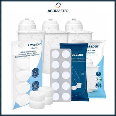 Siemens EQ.series Pflegeset Wessper, Entkalker, 3x Wasserfilter, Reiniger Tabs