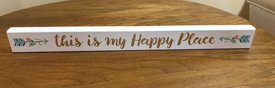  This Is My Happy Place  Wooden Plaque/sign Decor