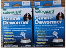 Safe-Guard MEDIUM Dewormer Canine Dogs 2PACKKK 11/26