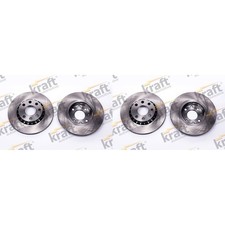 2x KRAFT BREMSSCHEIBEN 256mm BELÜFTET VORNE passend für OPEL ASTRA CORSA TIGRA V