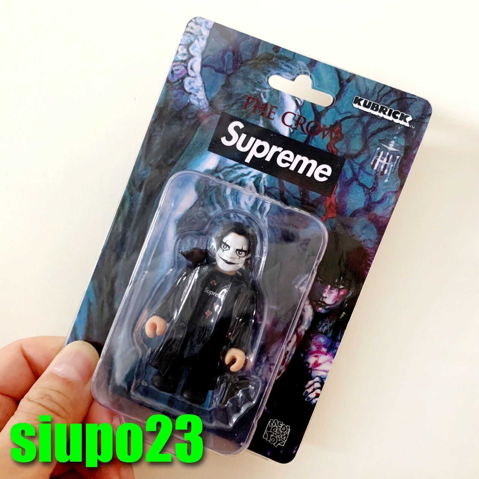 Supreme x The Crow Kubrick Bearbrick 1000% Medicom Be@rbrick IN HAND