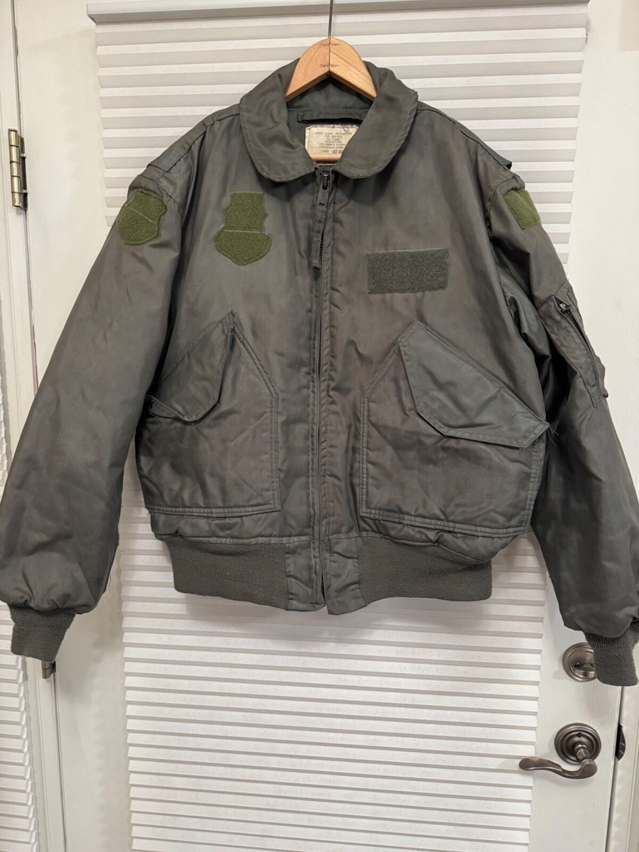 USA製cwu45-p X-LARGE cwu 45-p flight jacket-black.jpg