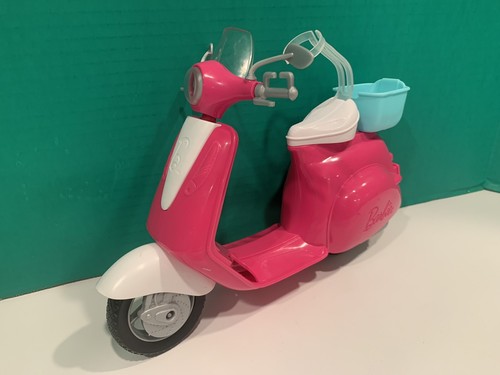 1999 Mattel Barbie's Pink & White Scooter - Picture 2 of 6