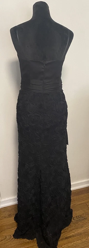 Max and Cleo Black Formal Long Gown Dress - Image 3 of 4