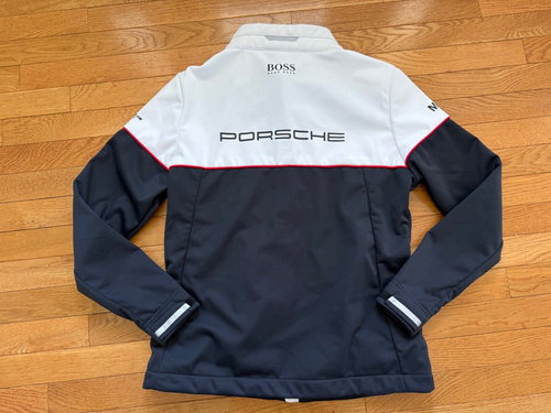Porsche Motorsport Team Hugo Boss Softshell Jacket Waterproof Mens Sz M - Picture 2 of 6