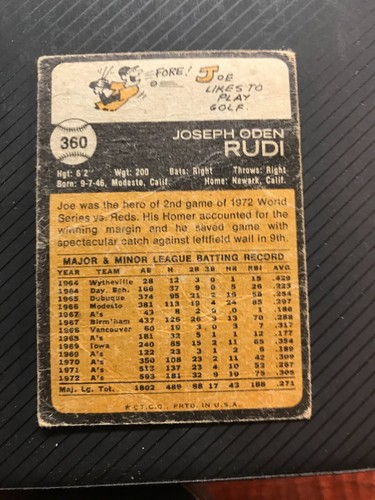 1973 Topps Baseball Cards Singles 300-660 Complete Your set You U Pick - Picture 138 of 334