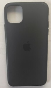 APPLE COQUE AUTHENTIQUE EN SILICONE NOIR POUR IPHONE 11 PRO MAX