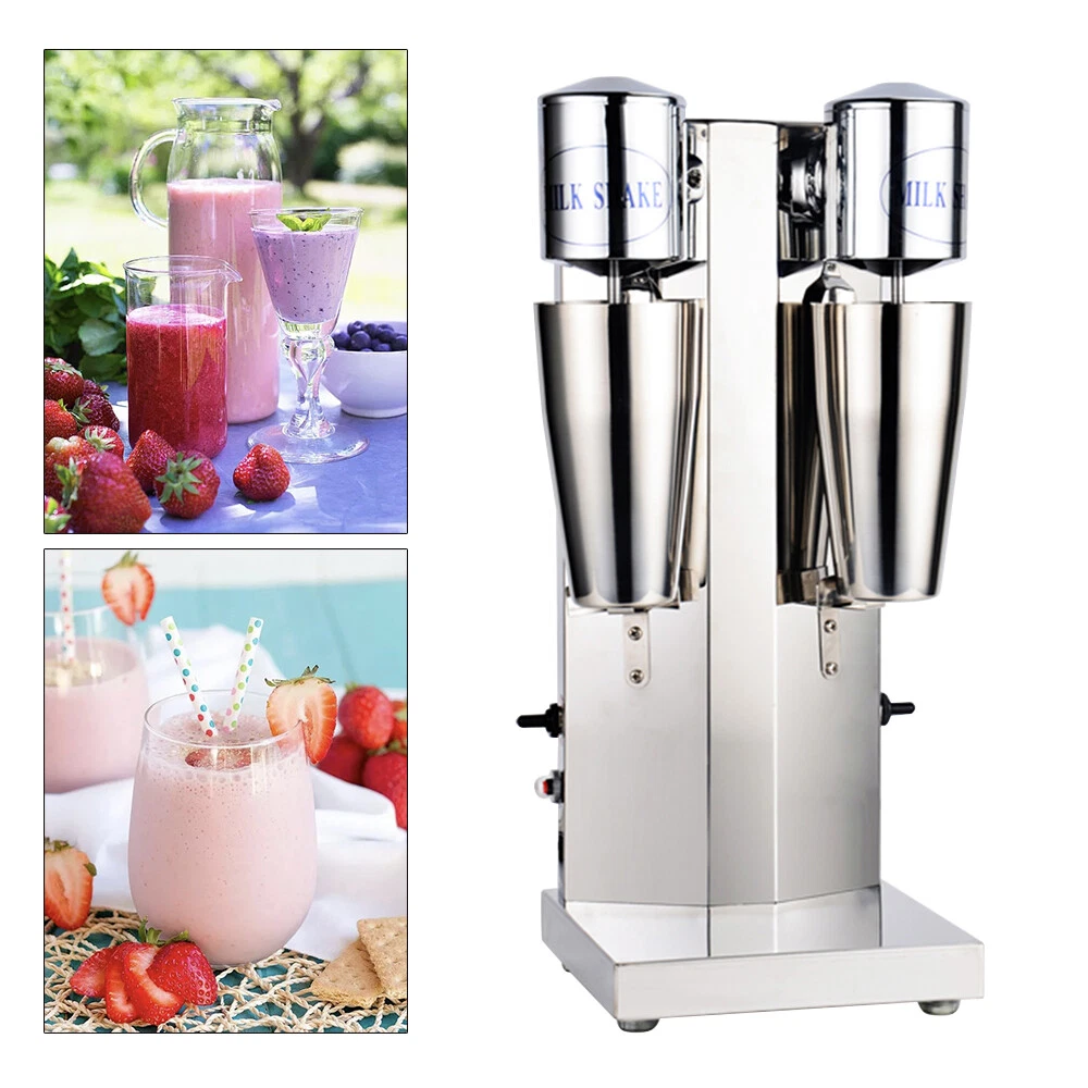 Commercial Double Head Milkshake Mixer Milk Shake Maker Blender Machine 110V