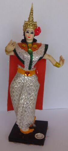 Handmade doll in a Thai dancer costume. 1990s.