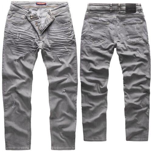 Herren Jeans Hose Rock Creek Designer Stretch Jeanshose Regular Slim Basic M19 - Bild 2 von 16