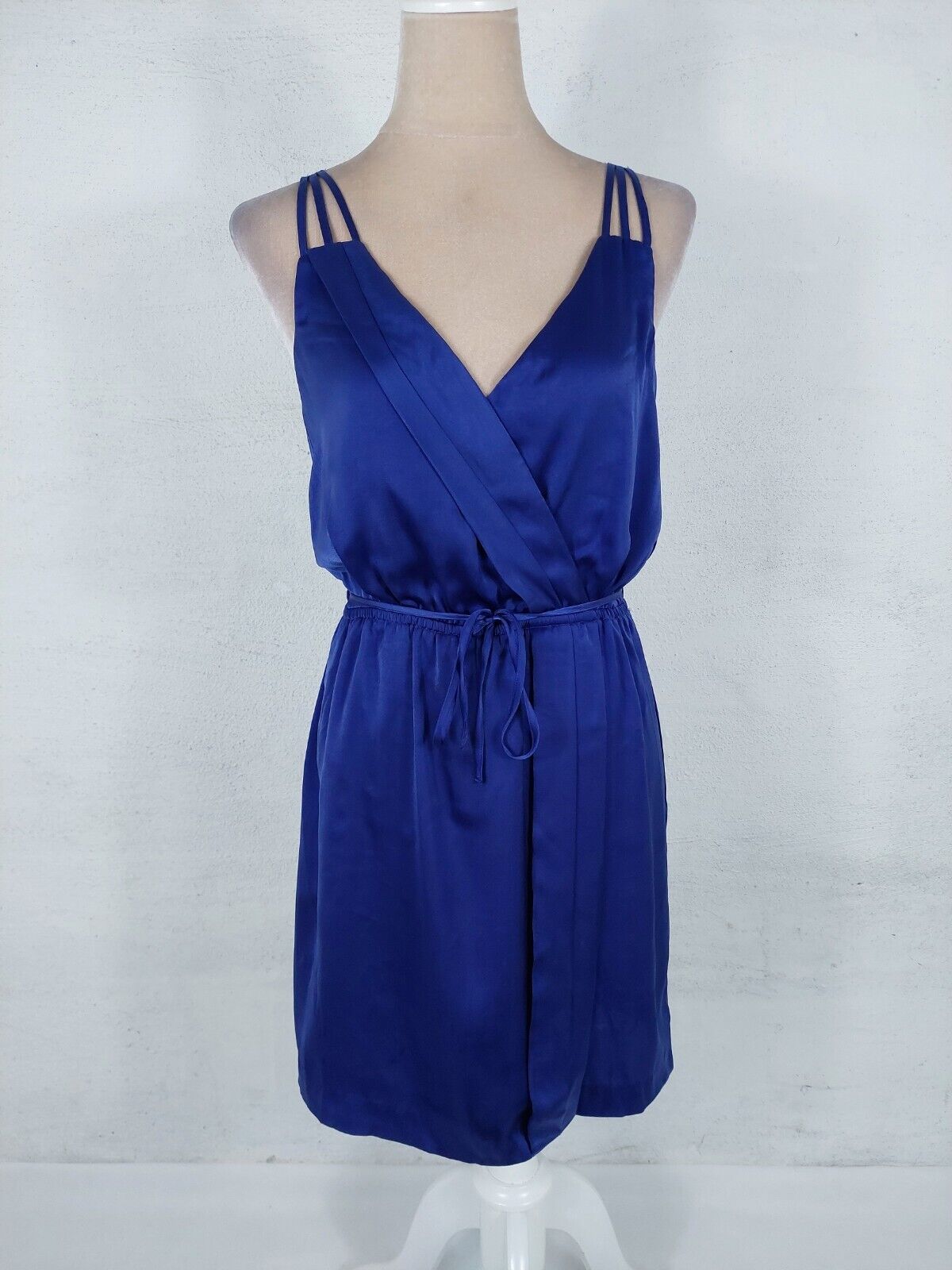 Vero Moda Kleid Gr. S 36 blau NEU (39,95) glänzend elegant Party dress