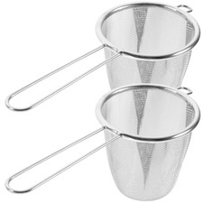 2 Pezzi Infusore Tè Strumenti Brew Colino per Teiera Sciolta Filtro Acciaio Inox