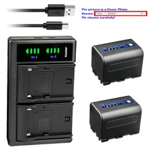 Kastar Battery LTD2 Charger for Sony NP-QM71D NPQM71 Sony DCR-TRV340 DCR-TRV360