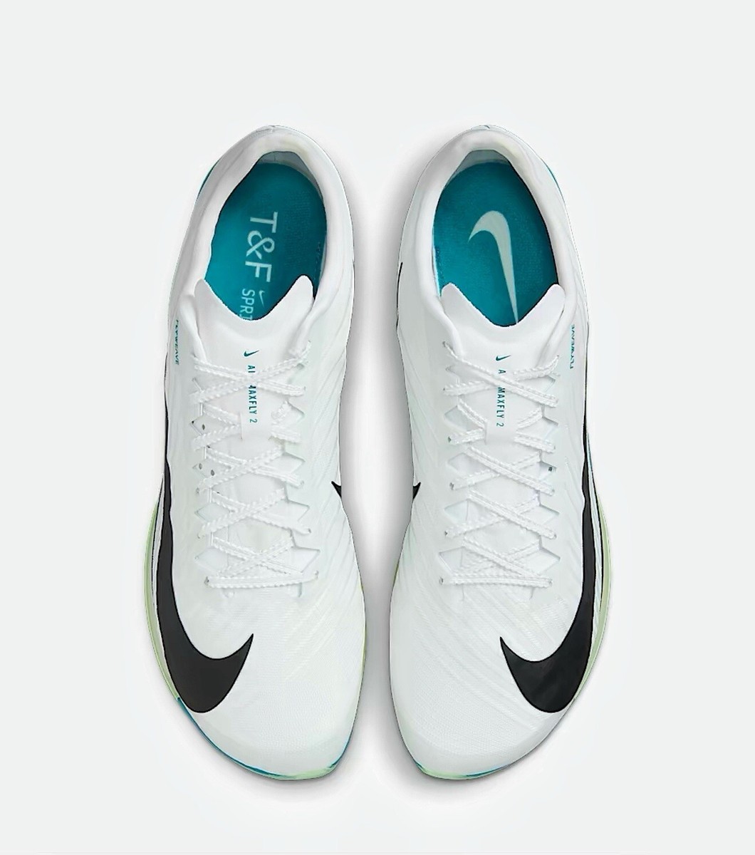 Nike スパイクシューズ FD8395-102 38.5 　マックスフライ 🔥Men's Size 9 - Nike Air Zoom Maxfly 2 White Bright Spruce FD8395