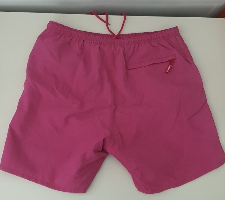 SS17 Supreme Nylon Water Short Size M Medium Magenta Shorts 