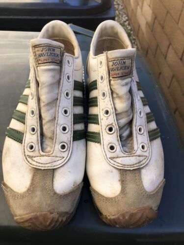 True Vintage Adidas Shoes With Spikes Gr. 40 / UK 7 1/2 70s 