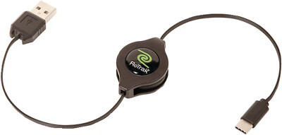 ReTrak USB Type-C Auf USB-A Retraktables Kabel Für Mobile Phones 0.8m