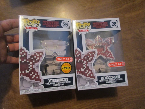 FUNKO POP 8-BIT NETFLIX STRANGER THINGS SET 2 POPS DEMOGORGON + CHASE #20 TARGET
