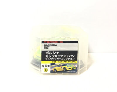 Wonda Porsche Carrera Cup Japan #21 Takumi Racing Pullback Mini