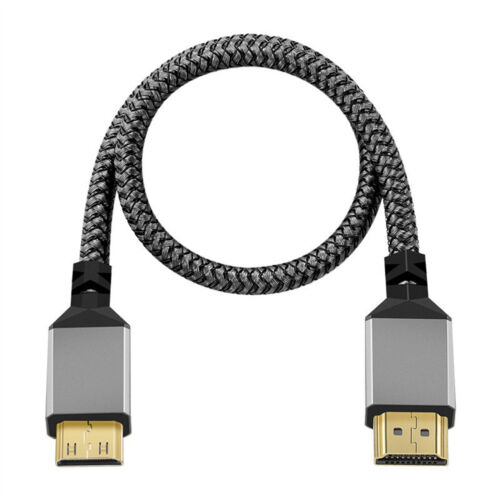 4K/60Hz 1080p Mini HDMI To HDMI Cable Conversion Cord For HDTV Tablet PC Camera